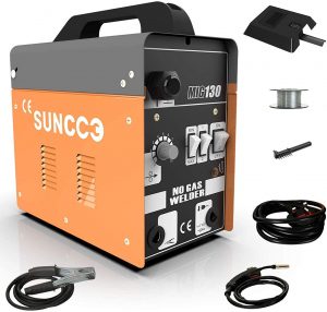 Suncoo 130 MIG Welder Flux Core Wire Automatic Feed Welding Machine