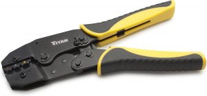 Titan Tools Ratcheting Wire Terminal Crimper